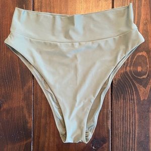 Aerie high-waisted cheeky swim bottoms